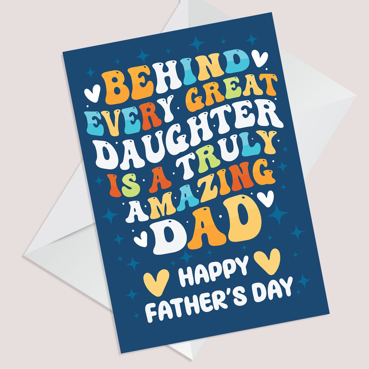 Funny Fathers Day Card From Daughter Fathers Day Card