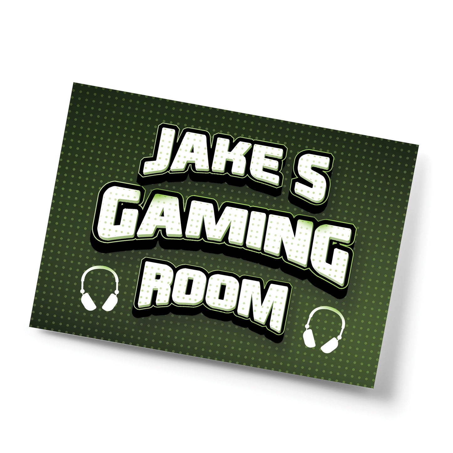 Gaming Room Print Personalised Gaming Wall Art Boys Bedroom