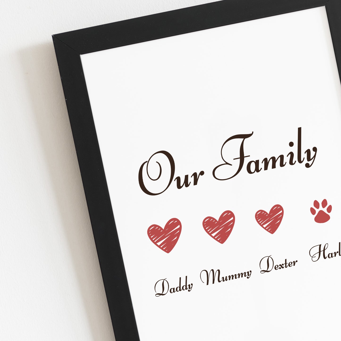 Personalised Sign For Family Home Sign Home Decor Couple Gift