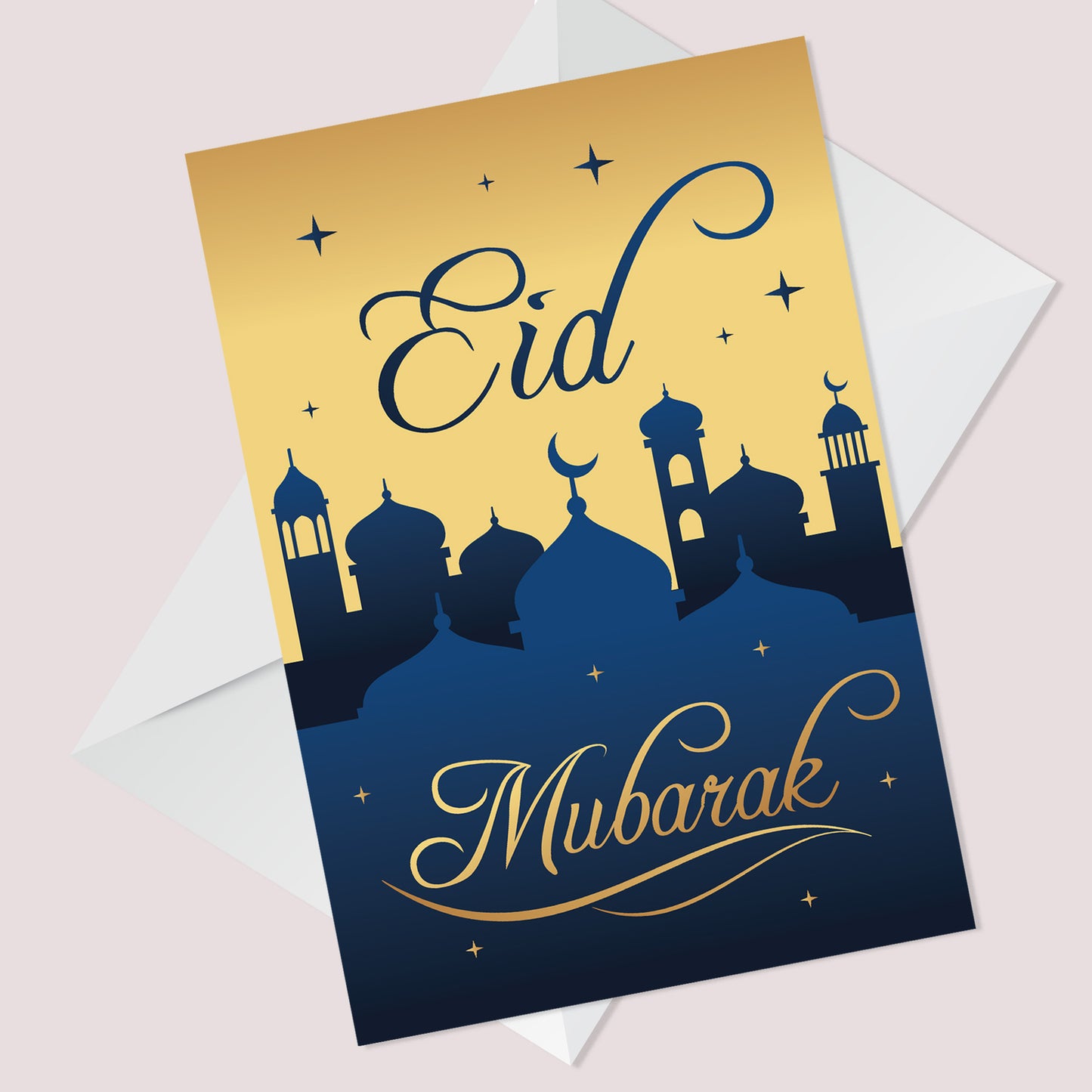 Happy Eid Mubarak Card RamadanGreetings Card For Family