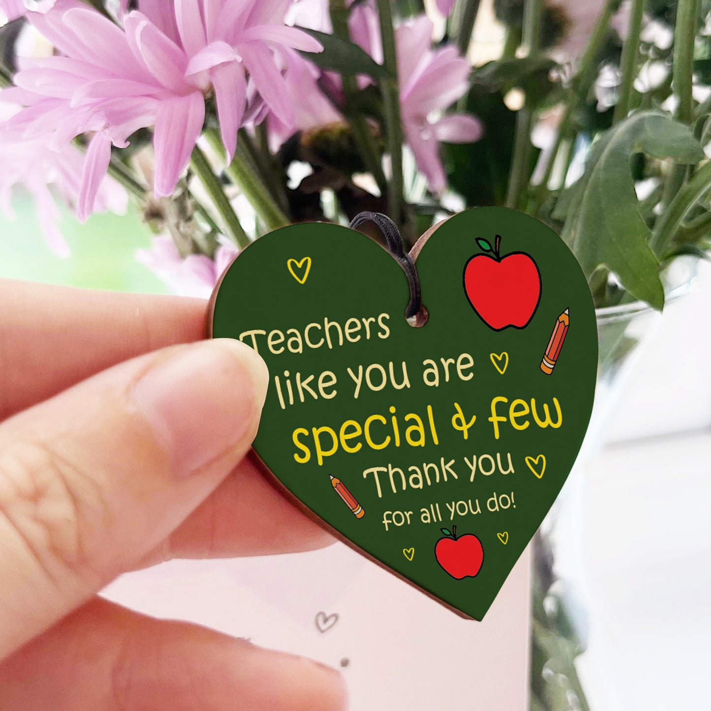 Novelty Teacher Gift Leaving School Pre School Nursery Heart