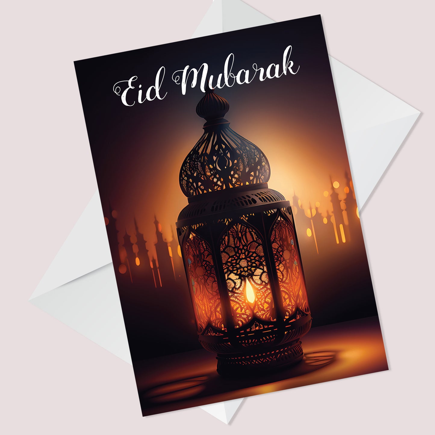 Happy Eid Mubarak Greetings Card Ramadan Eid Card For Friends