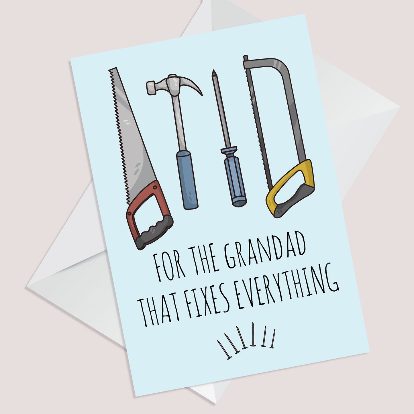 Funny Card For Grandad Fathers Day Card With Envelope Birthday