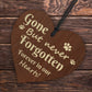 Pet Memorial Wooden Hanging Heart Dog Memorial Decoration