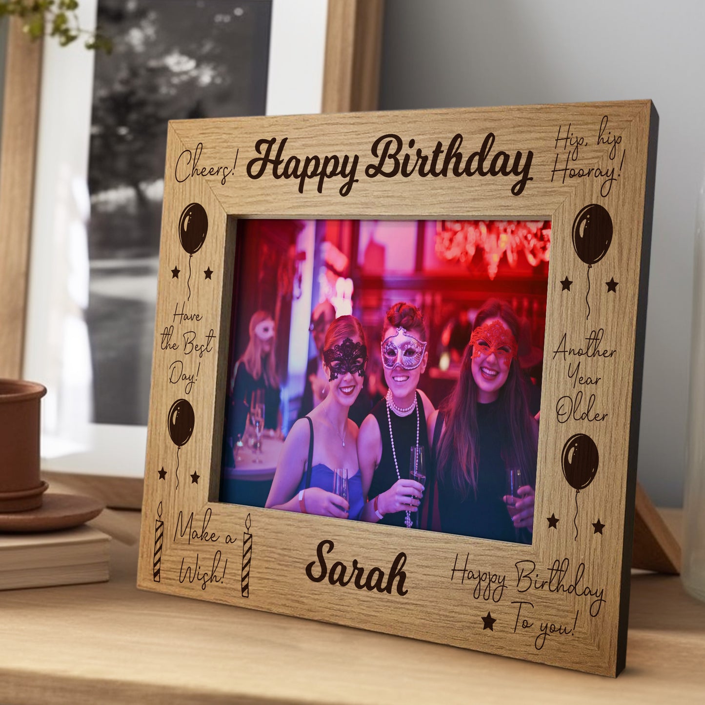 Birthday Personalised 7x5 Frame Gifts For Him Her Colleagues