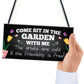 Garden Signs and Plaques for Outside Garden Sign Friendship Sign