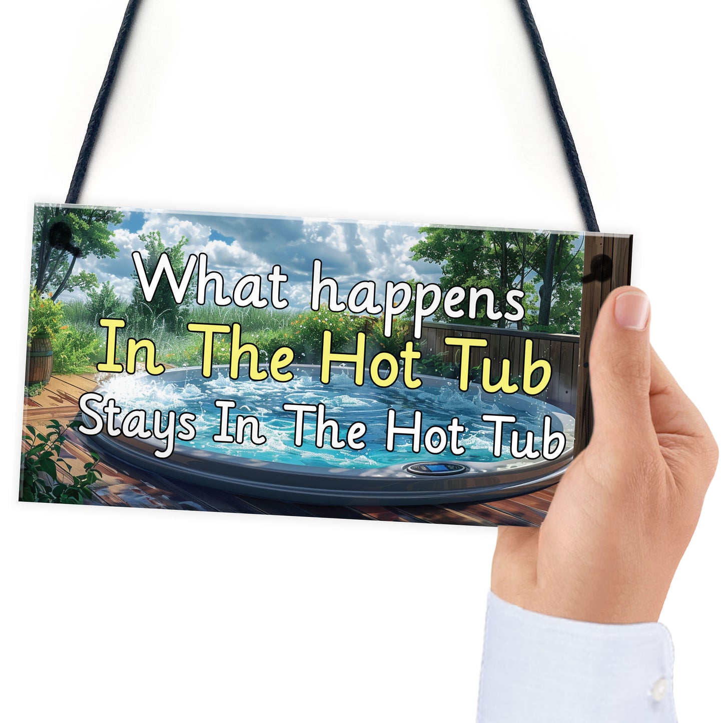 Funny Hot Tub Signs and Plaques Novelty Hot Tub Accessories