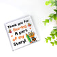 Teacher Gifts for Women Men Thank You Acrylic Block Heartwarming