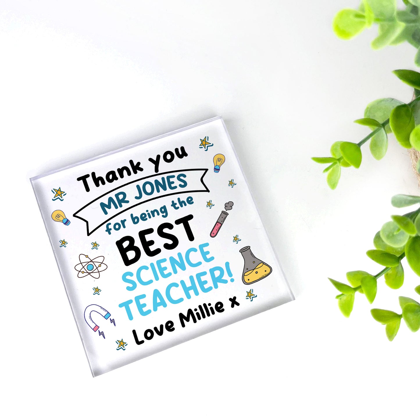 Science Teacher Gift Personalised Gift For Science Teacher