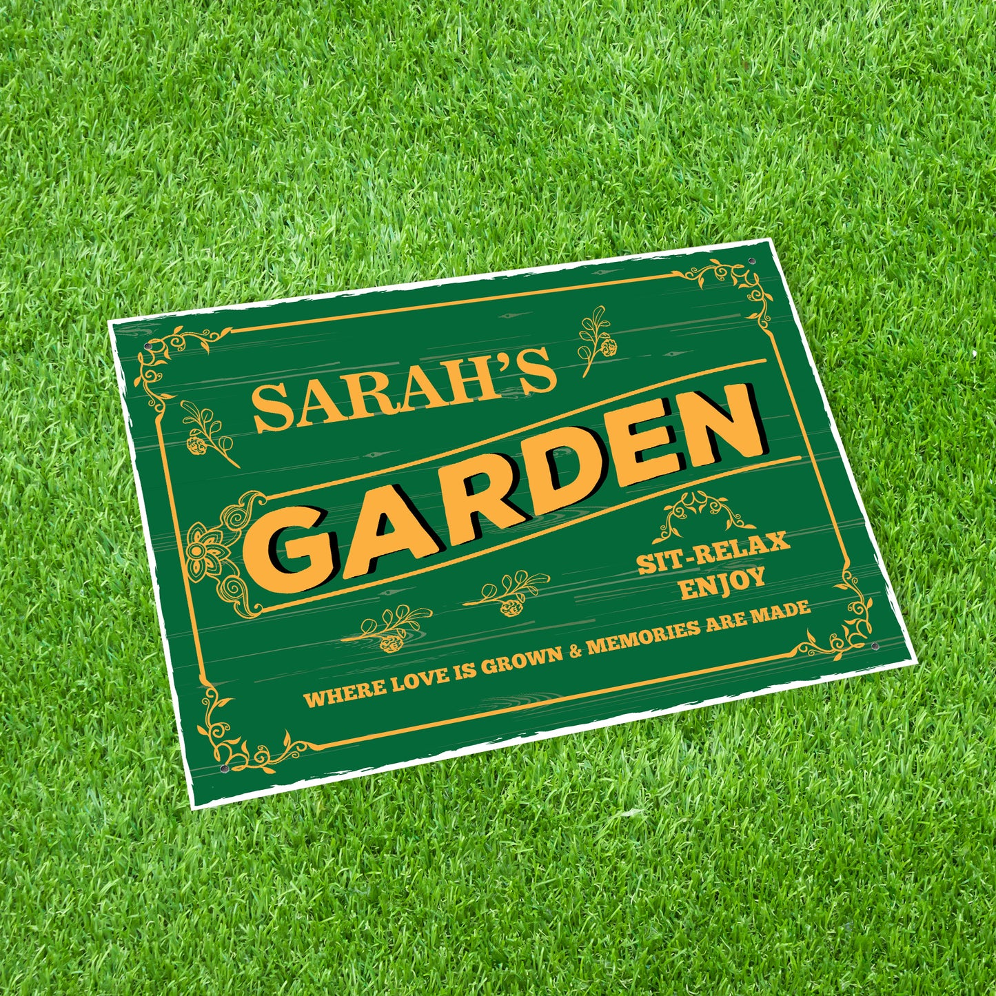 Garden Sign For Outside Personalised Hanging Outdoor Garden Sign