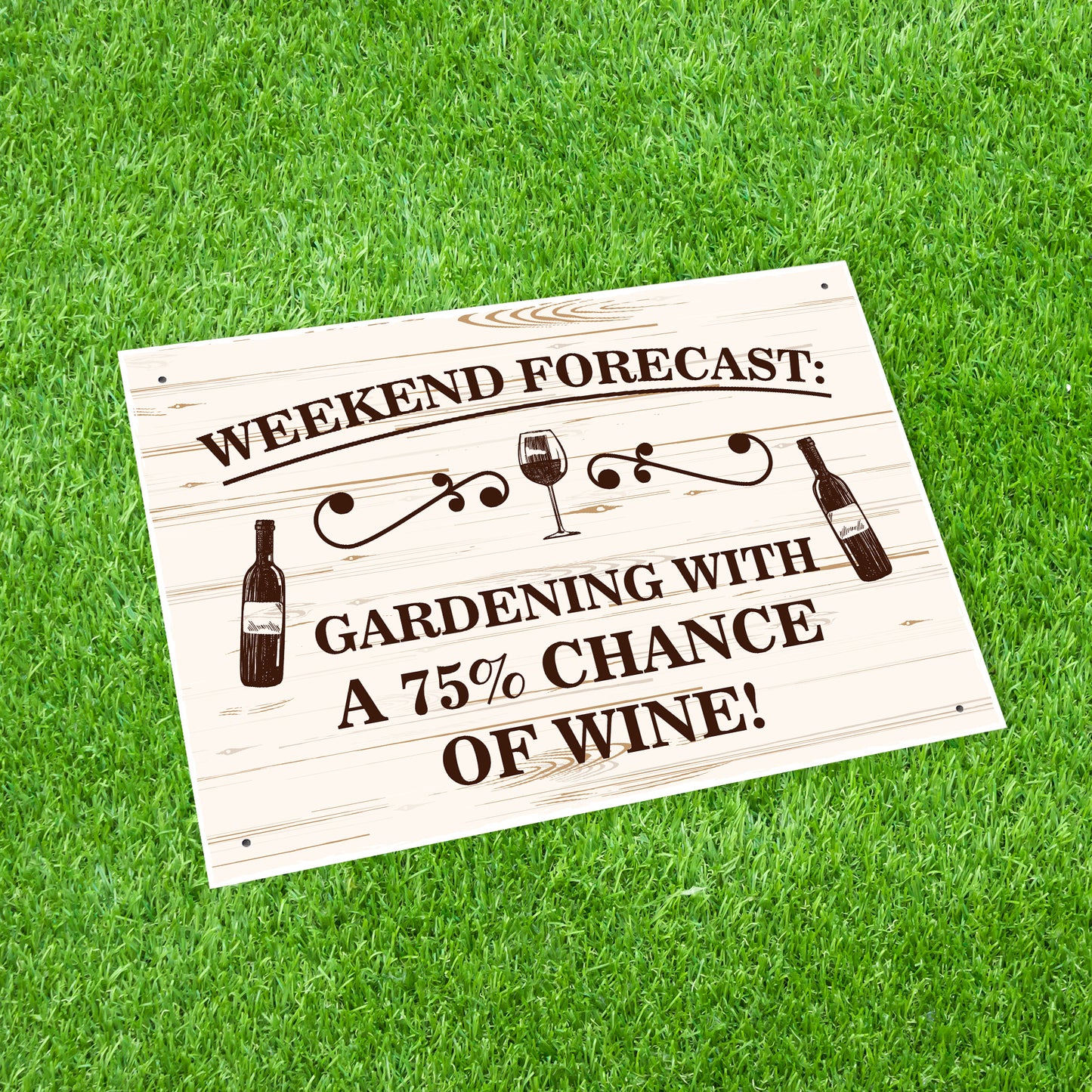 FUNNY HOME BAR SIGN Weekend Forecast Wine Sign Wine Gift