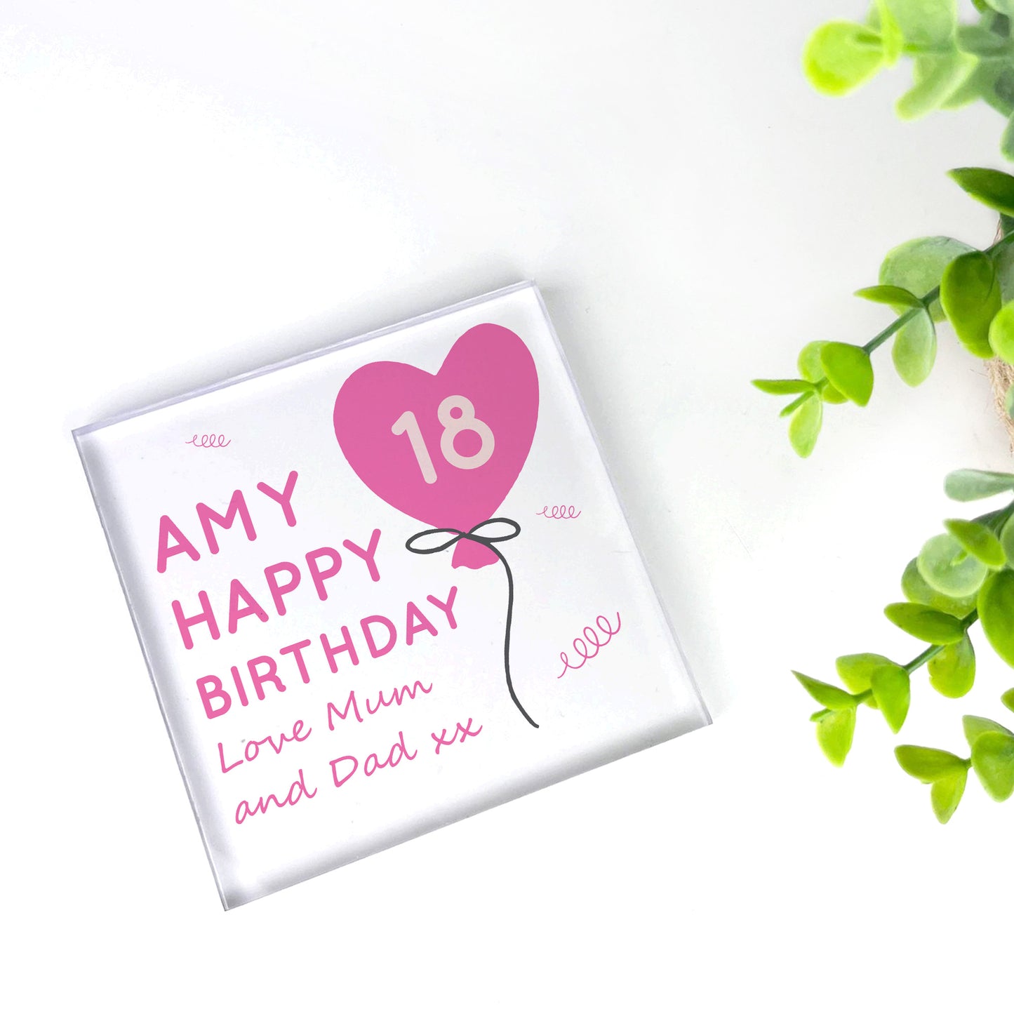 Personalised 16th 18th 21st 30th 40th 50th 60th Birthday Gift