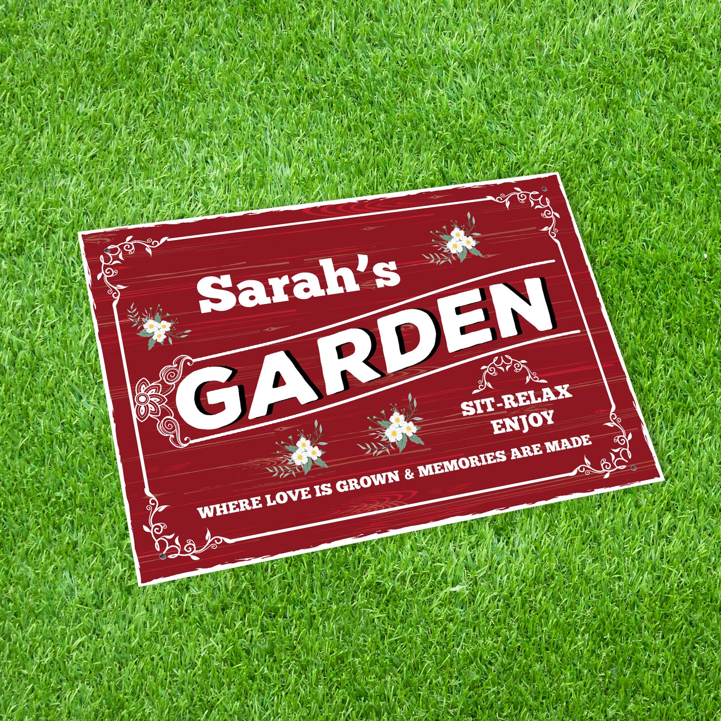 Personalised Garden Signs and Plaques for Outside Garden Signs