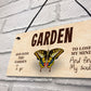 Novelty Garden Sign Shabby Chic Hanging Wall Door Sign