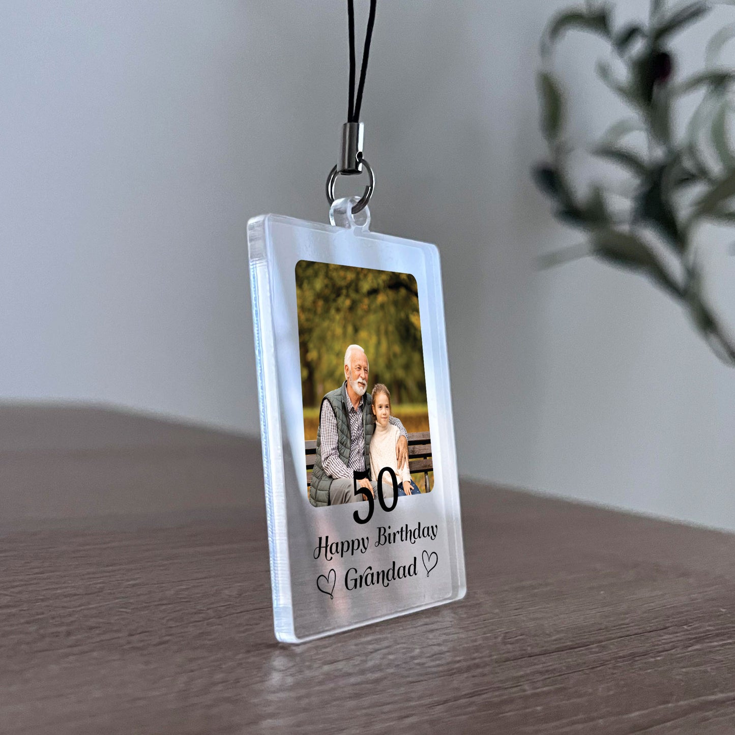 40th 50th 60th Birthday Gift For Grandad Birthday Gifts Keyring