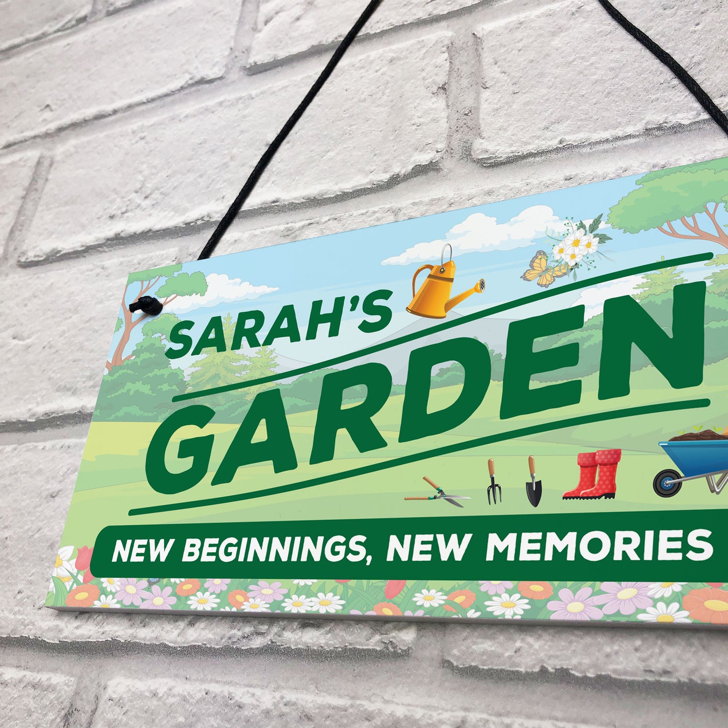 GARDEN SIGNS Wall Door Sign Welcome Sign For Garden Shed