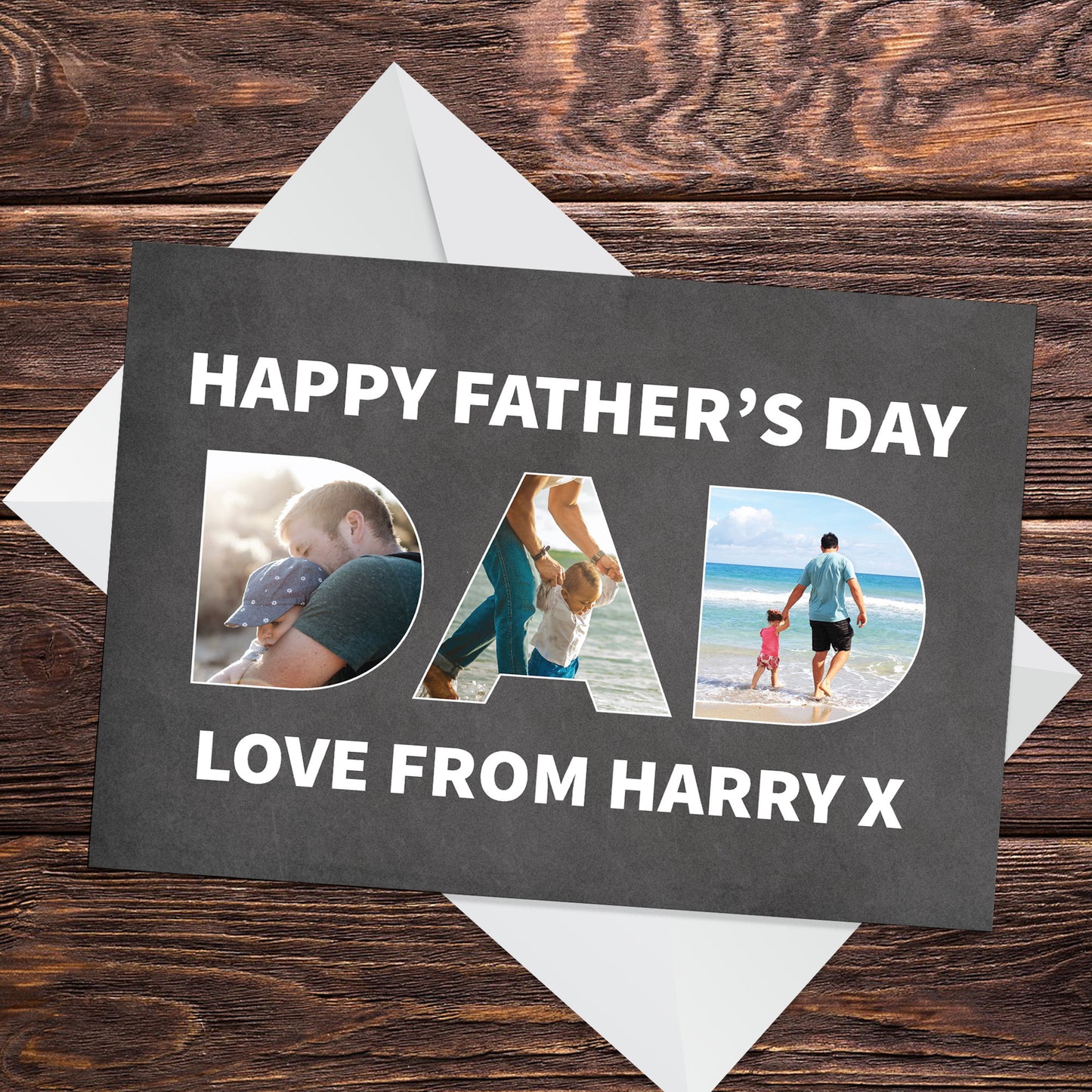 Personalised Happy Fathers Day Card For Dad DAD CARD Novelty