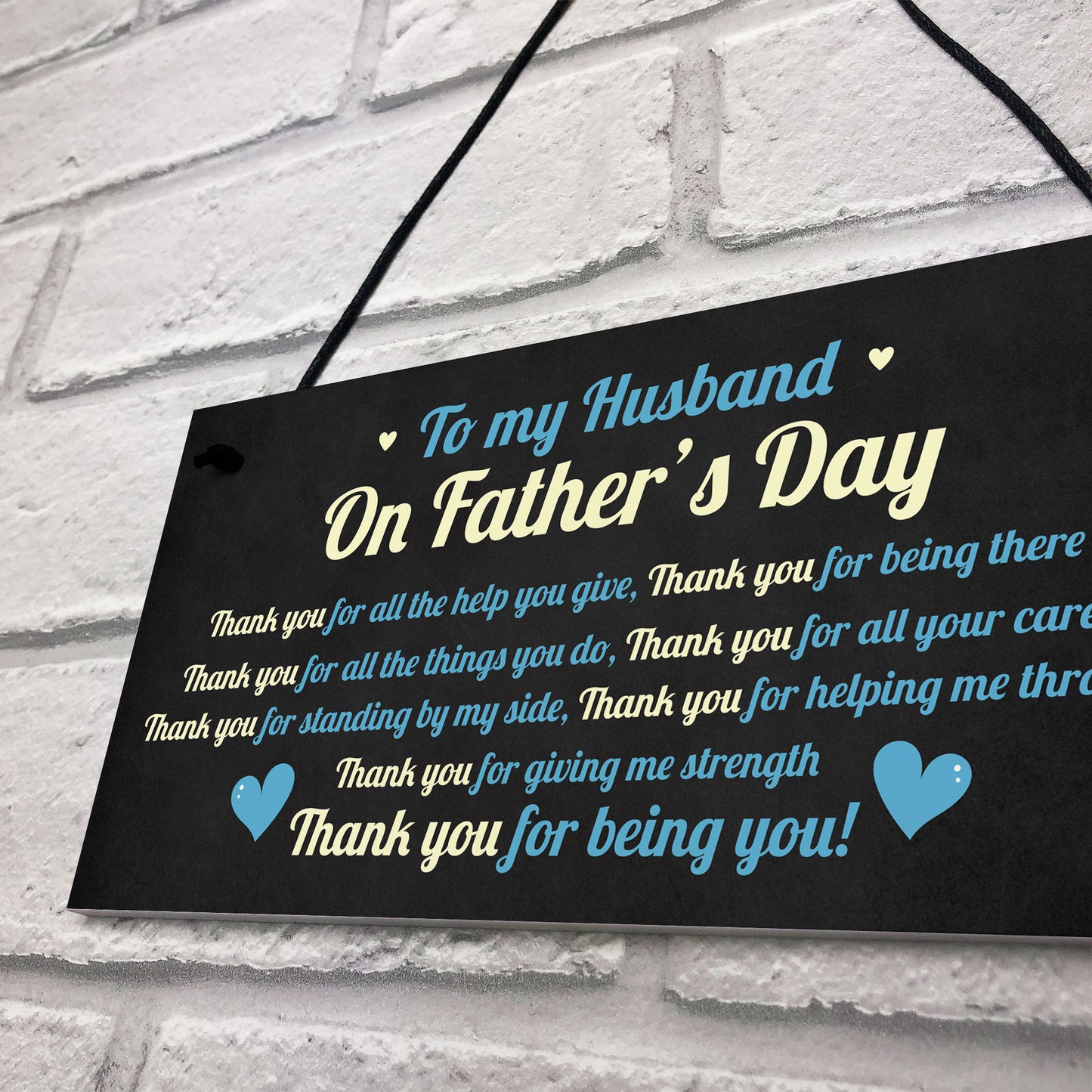 Thank You Gift For Husband Fathers Day Gift Husband Fathers Day