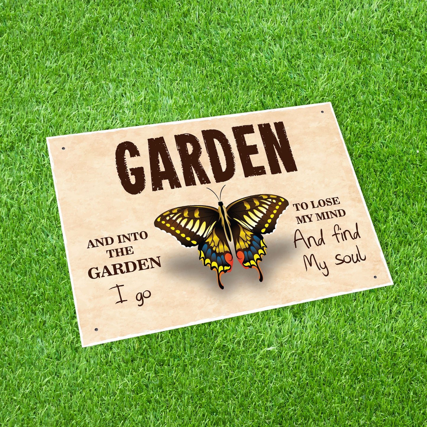 Novelty Garden Signs And Plaques Hanging Sign For Garden Outdoor