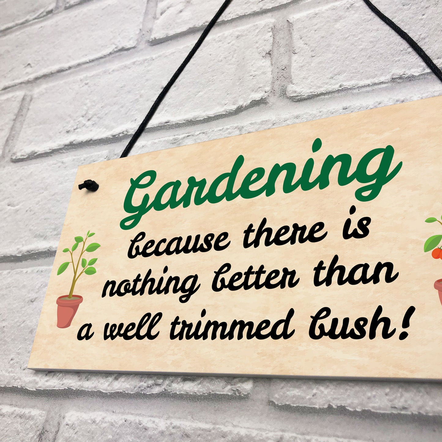 FUNNY GARDEN SIGN FOR HOME Wall Door Sign Gift For Gardener