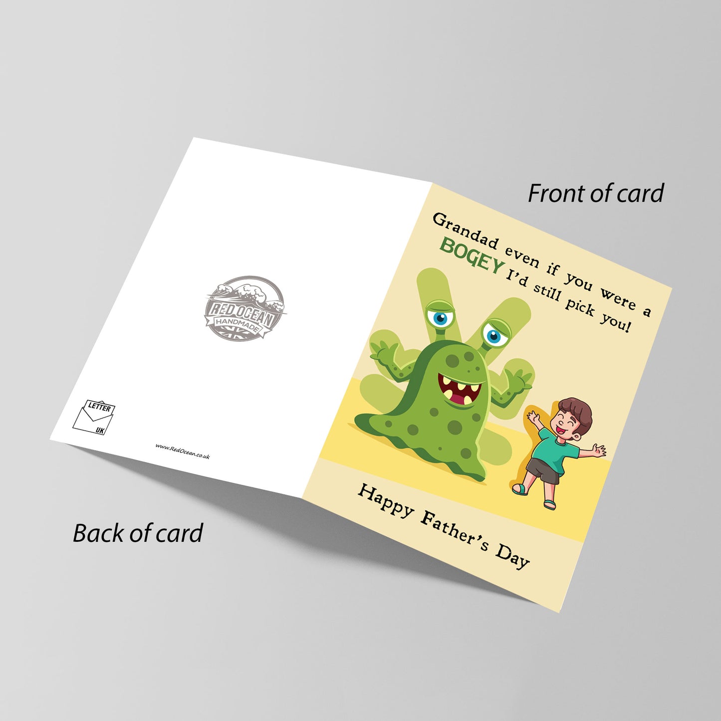 Funny Humour Grandad Card Fathers Day Card With Envelope Card