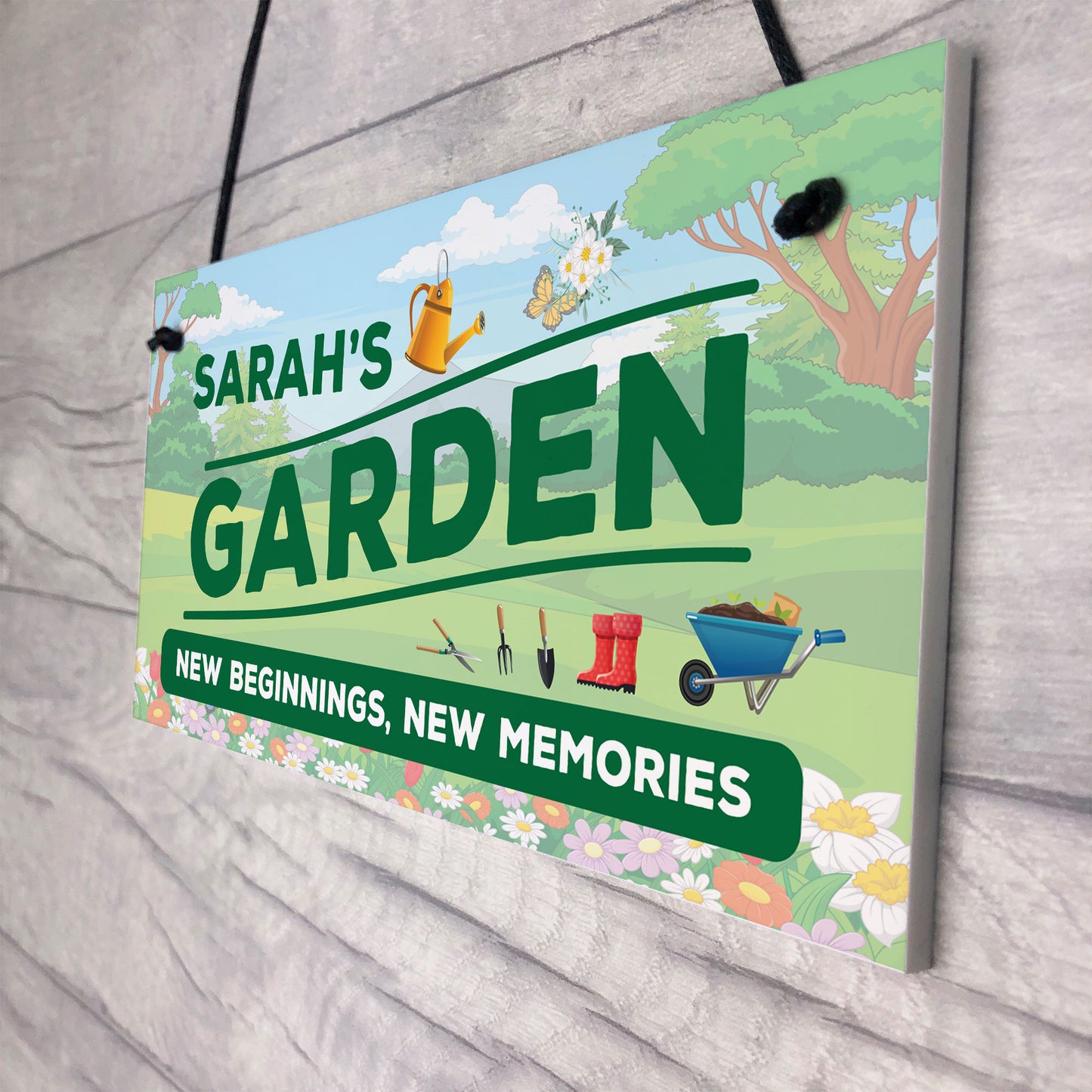 GARDEN SIGNS Wall Door Sign Welcome Sign For Garden Shed