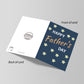 Fathers Day Card, Card for Dad, Stars Design With Envelope