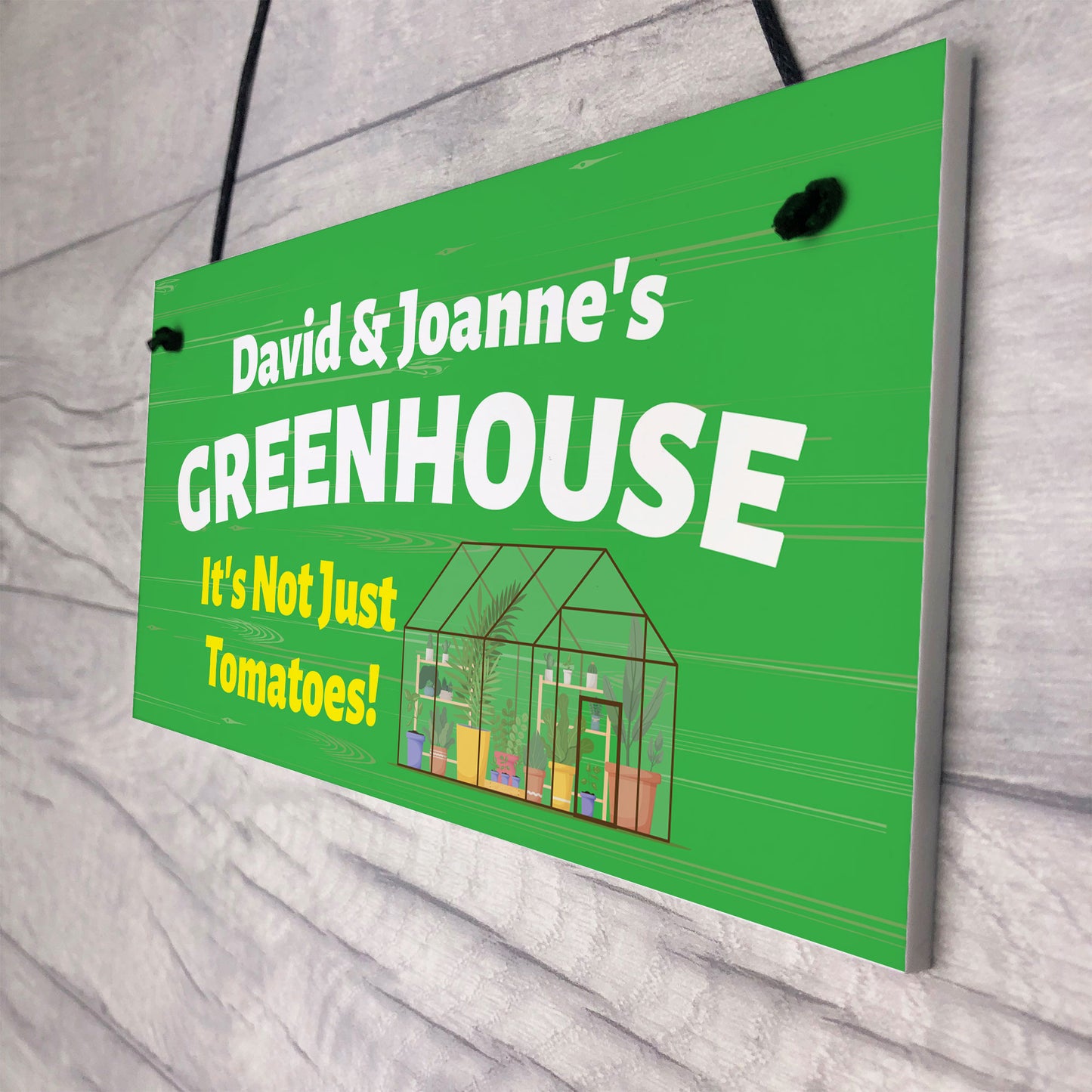 Personalised Greenhouse Signs Garden Signs For Outside