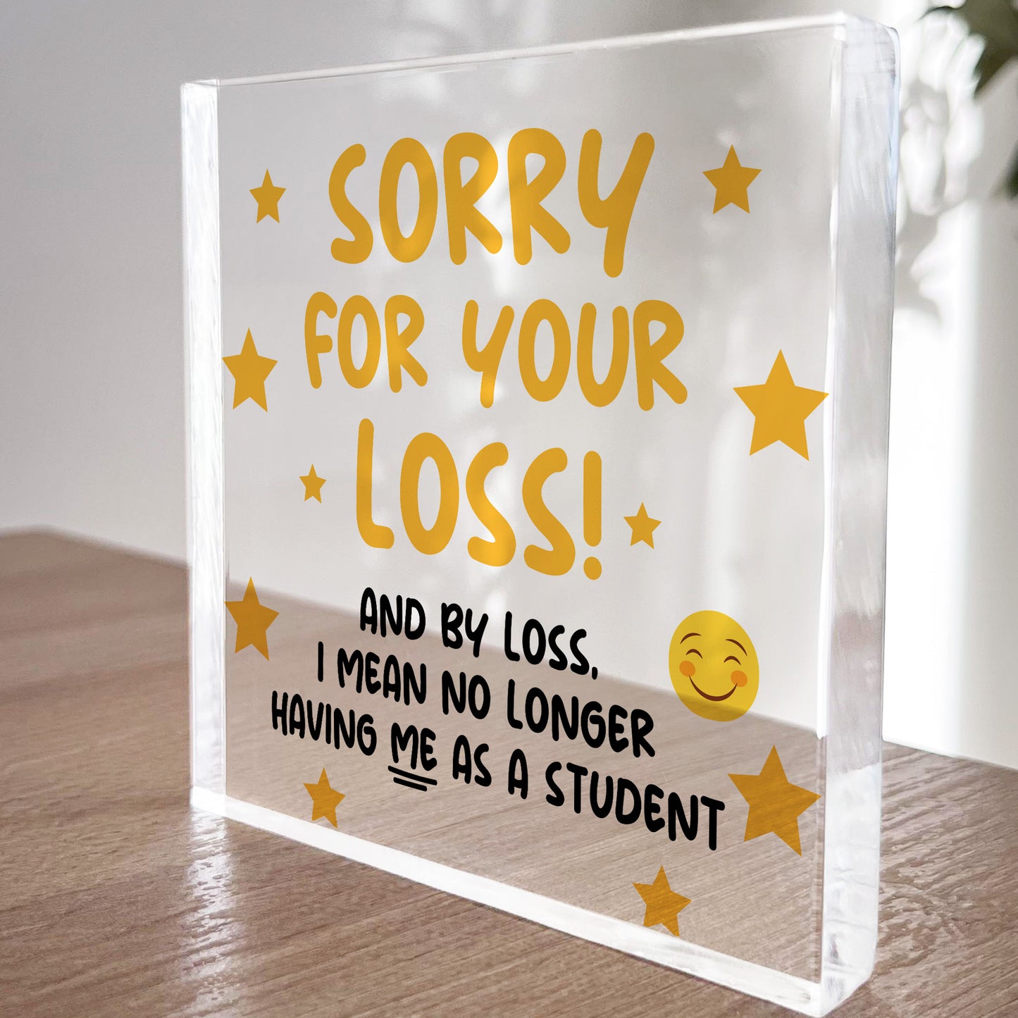 Funny Sorry For Your Loss Me As A Student Gift For Teacher