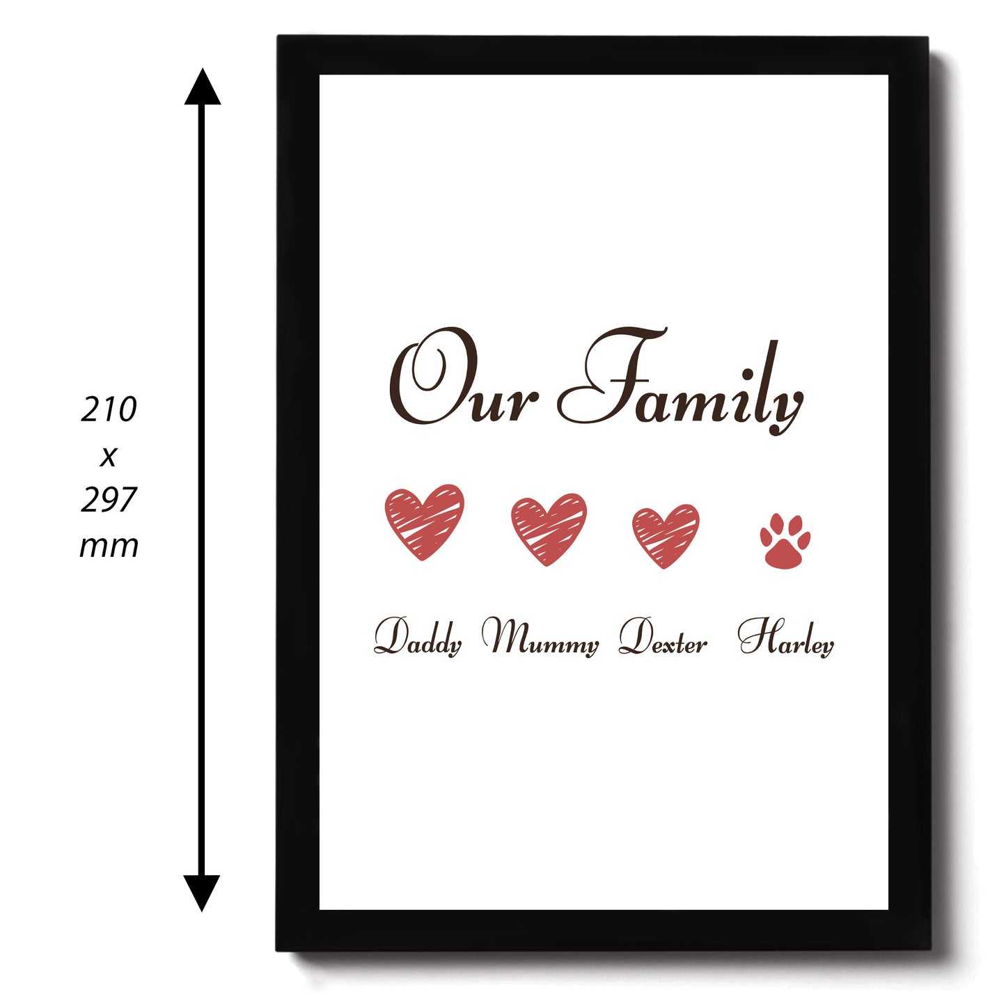Personalised Sign For Family Home Sign Home Decor Couple Gift