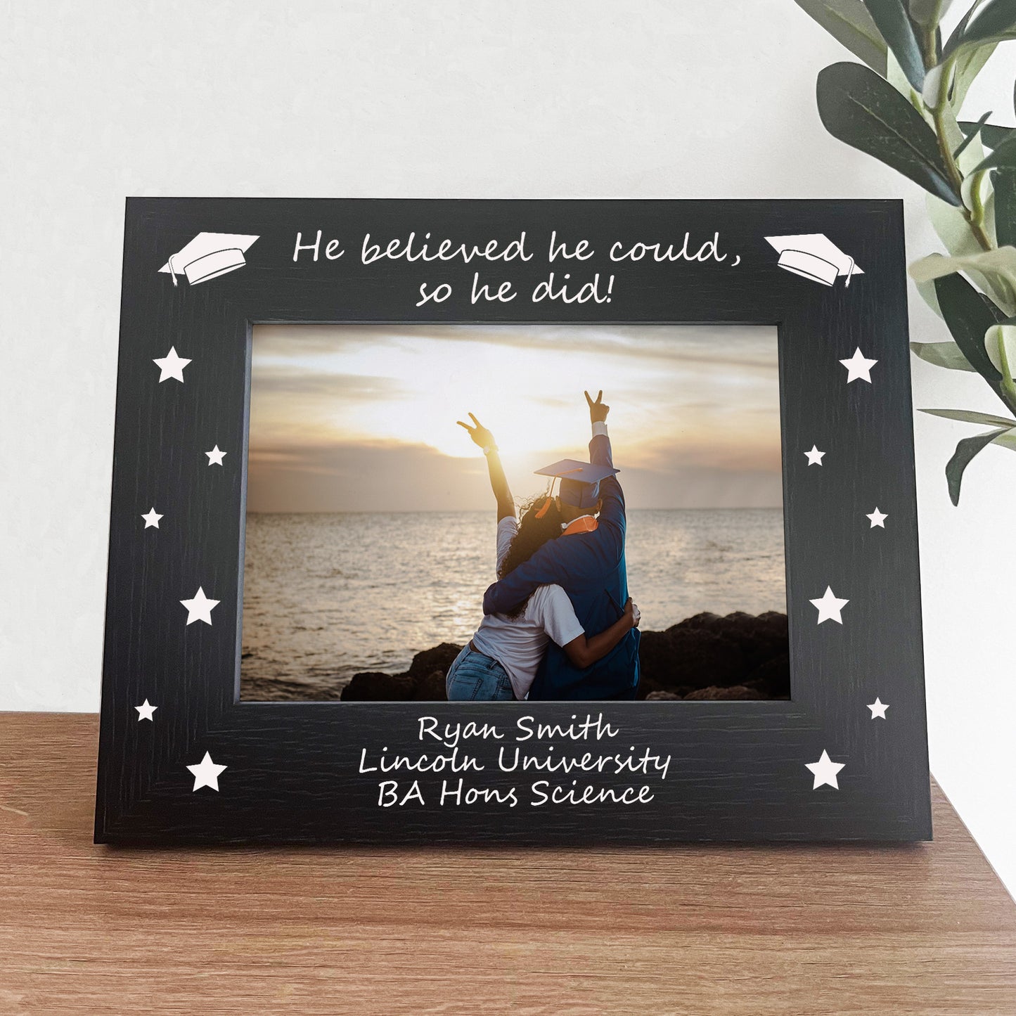 Personalised Graduation Gifts Personalised 7x5 Photo Frame Gift