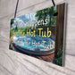 Funny Hot Tub Signs and Plaques Novelty Hot Tub Accessories