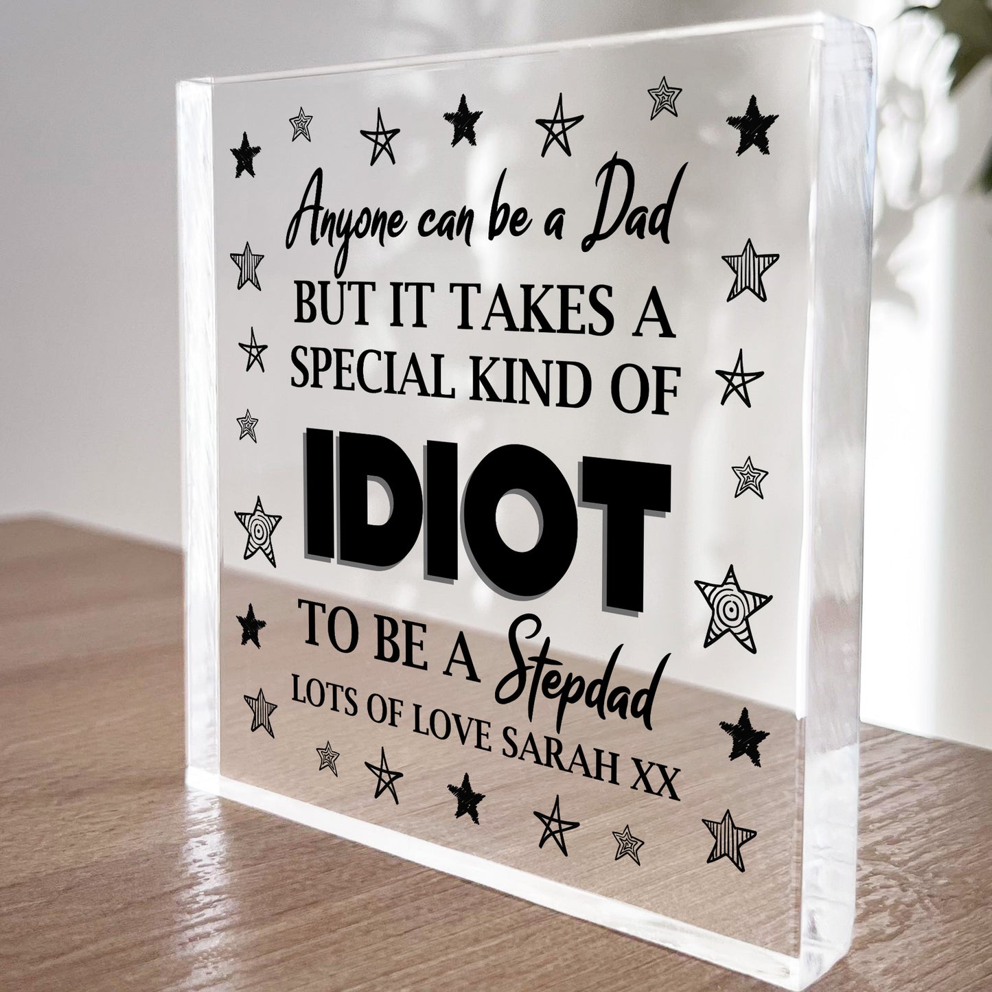 Personalised Funny Joke Step Dad Fathers Day Gifts Stepdad Gift