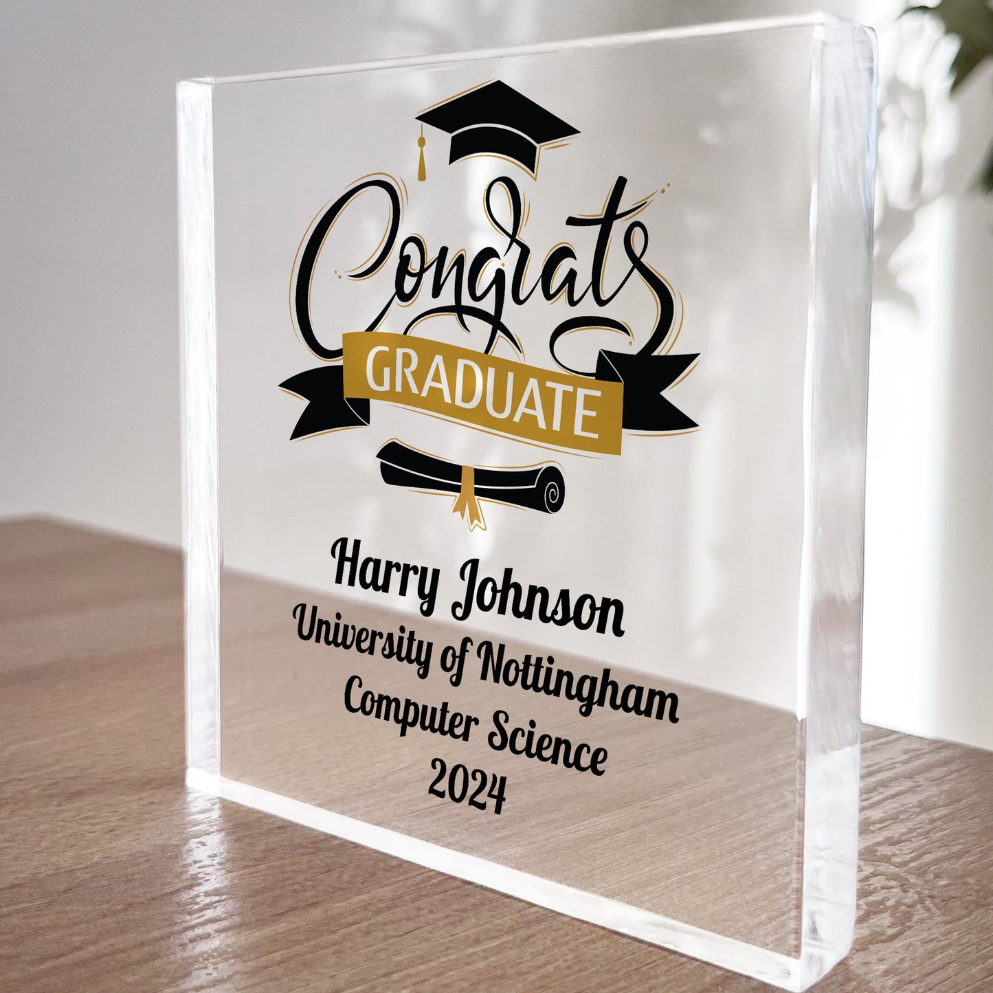 Congrats Graduate Gift For Finishing University Personalised