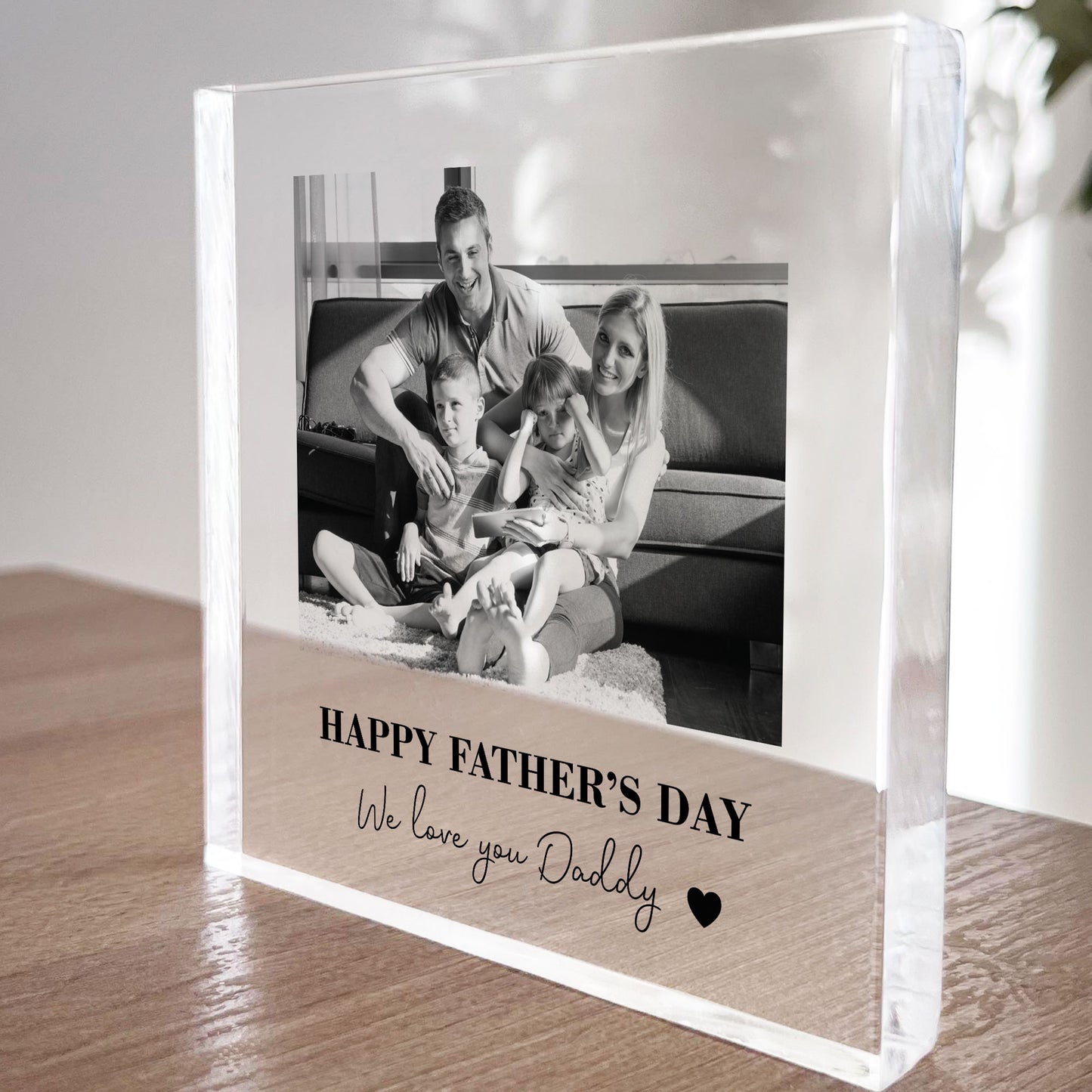 Fathers Day Gift From Daughter Son WE LOVE YOU DADDY Photo