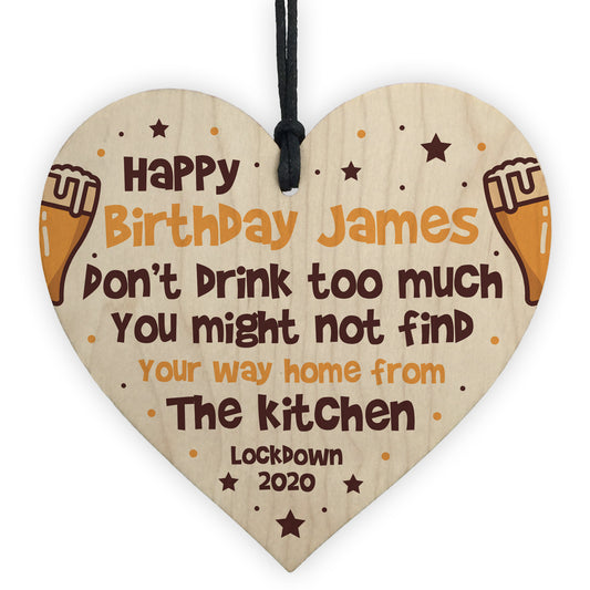 FUNNY Birthday Quarantine Lockdown Personalised Birthday Card