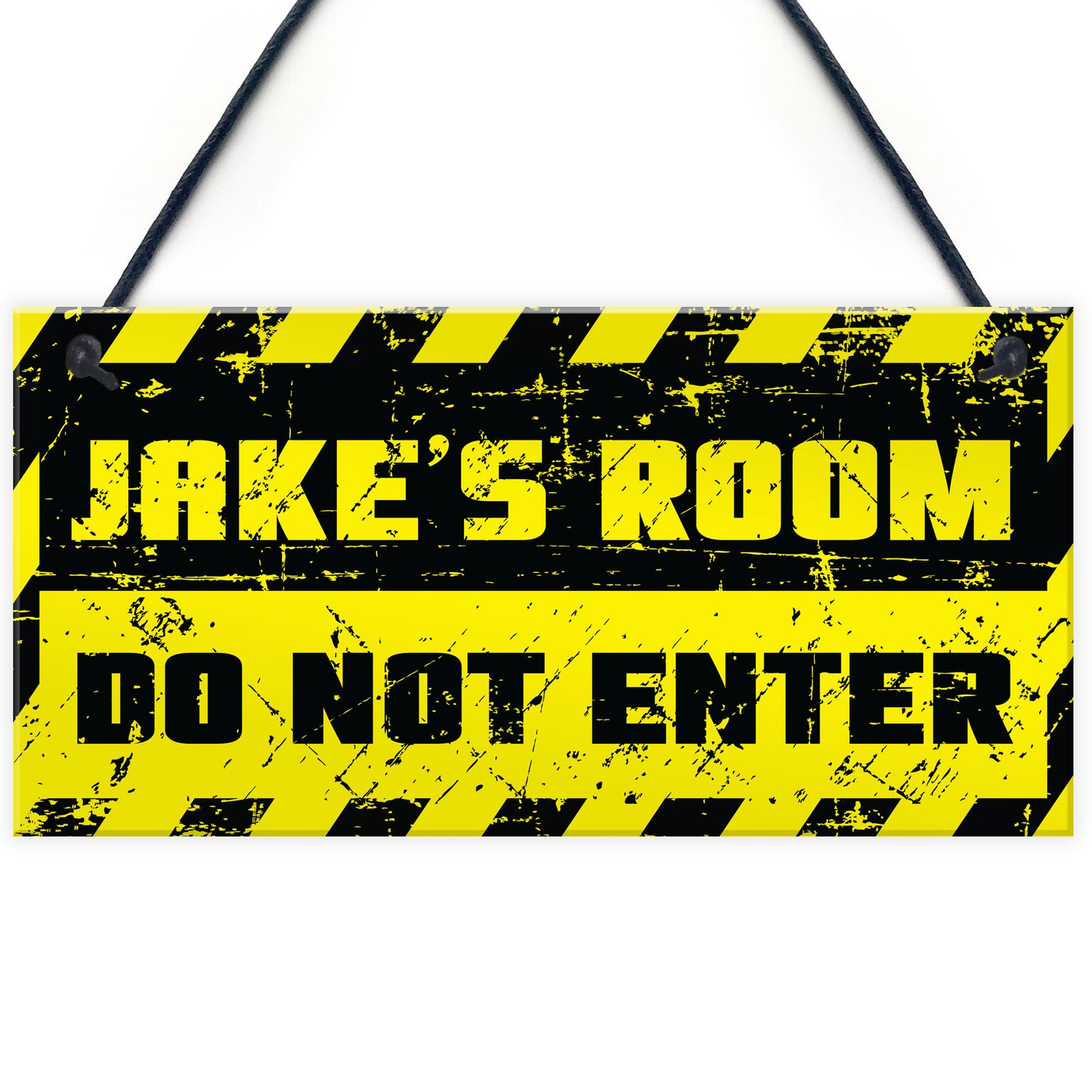 Personalised Boys Bedroom Sign DO NOT ENTER Funny Gift