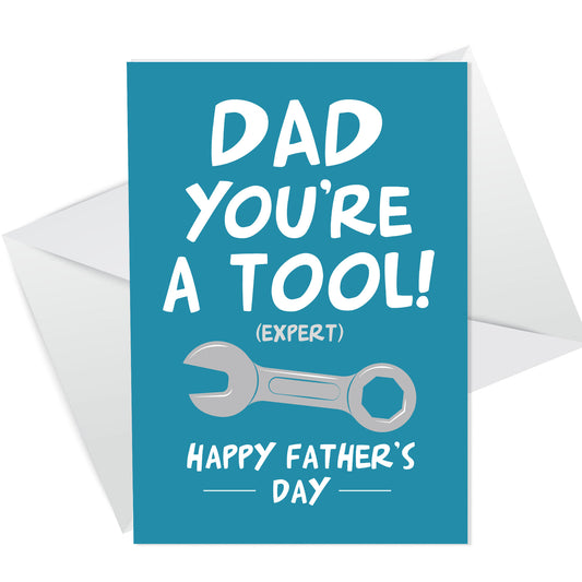 Funny Fathers Day Card Joke Father's Day Card Humour Dad Card