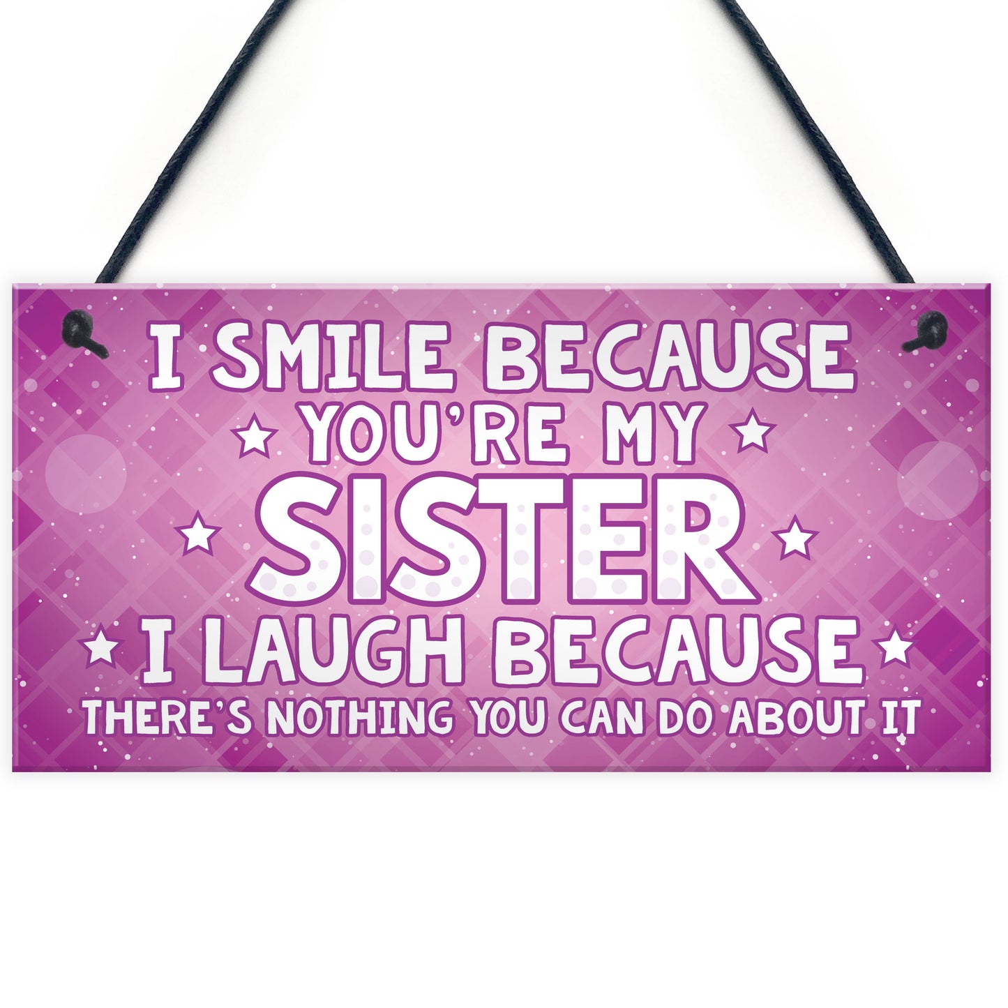 Funny Sister Plaque Gift For Sister Sign Funny Gift For Her