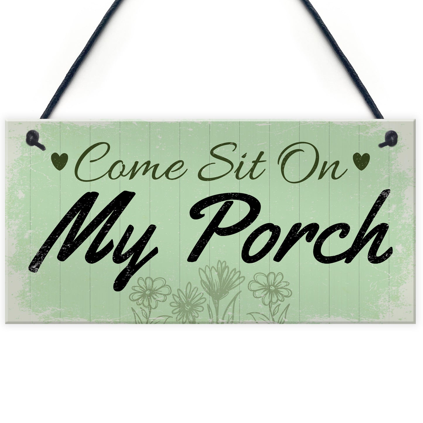 Garden Sign Come Sit Shabby Chic Wall Signs Garden Shed Plaques