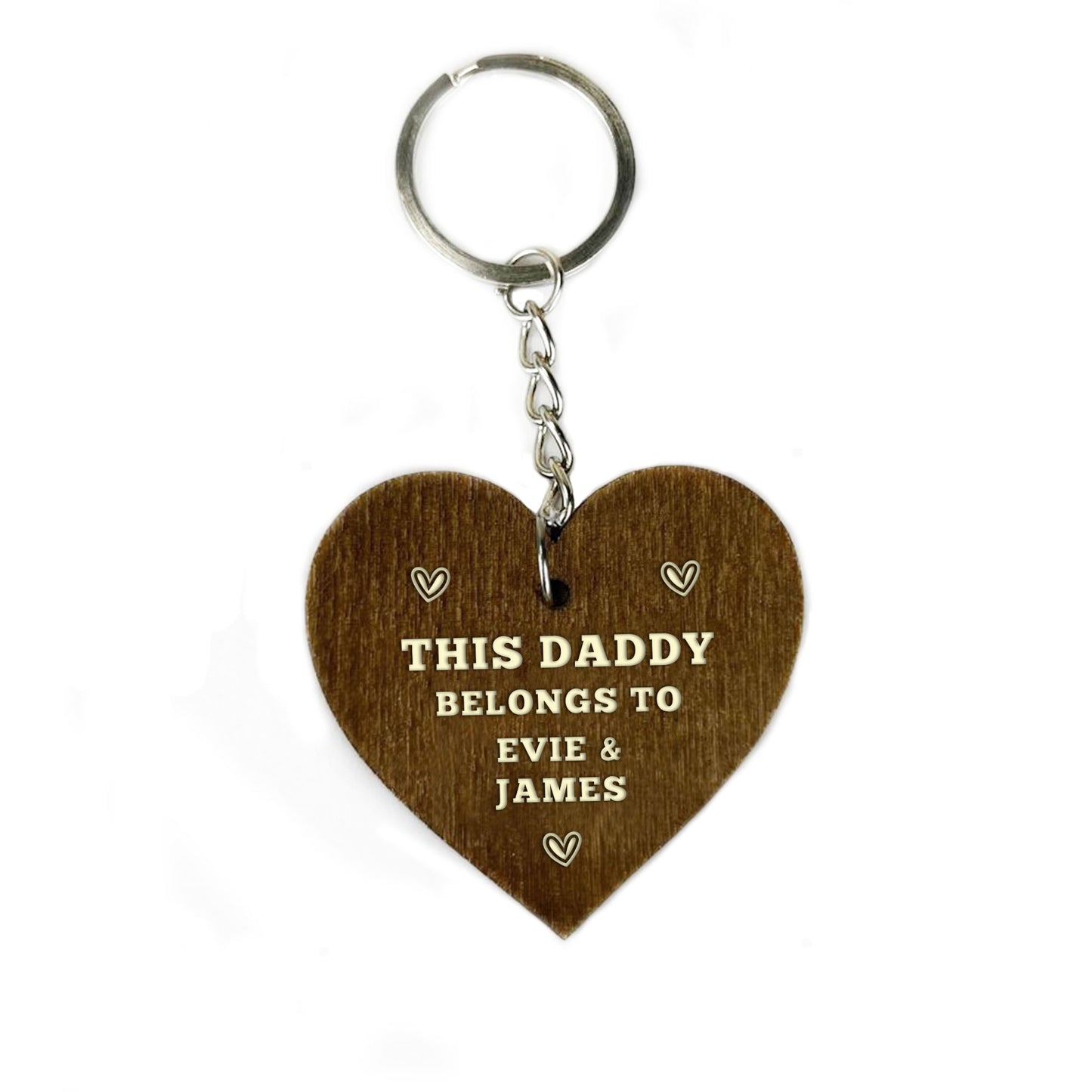 Personalised Fathers Day Gift Birthday Gift For Him Keyring