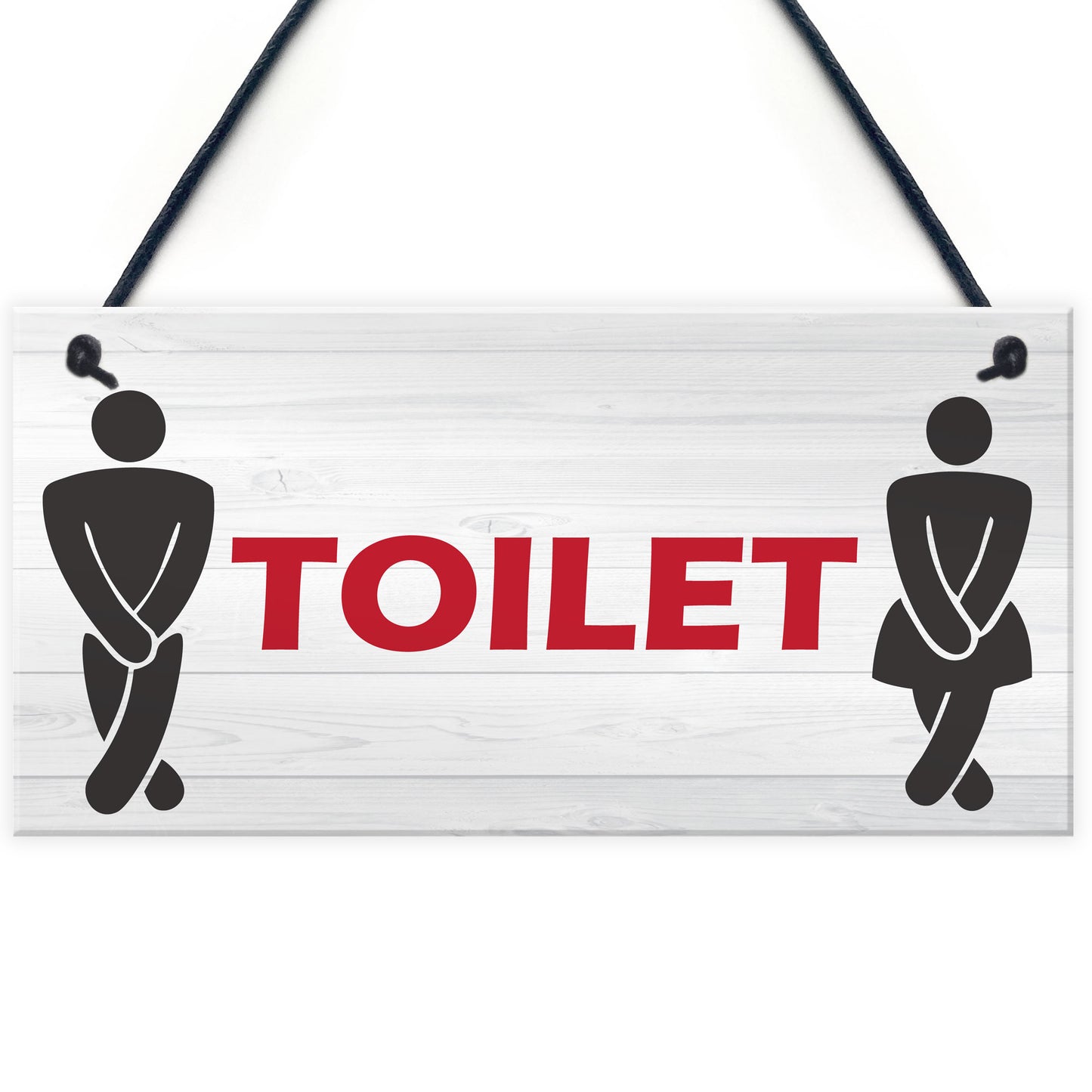 Retro Toilet Sign Funny Vintage Pub Bar Club Hanging Plaque