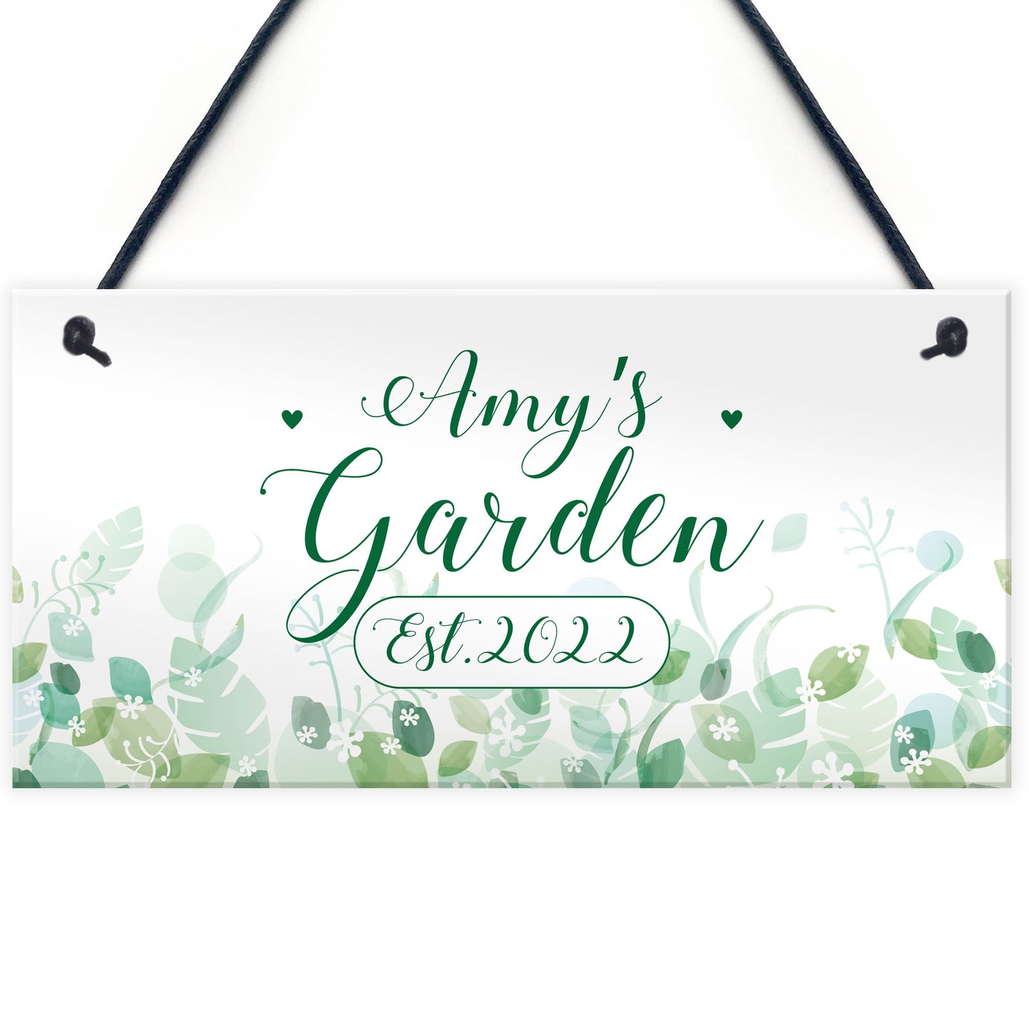 Novelty Garden Signs And Plaques Personalised Hanging Wall Sign