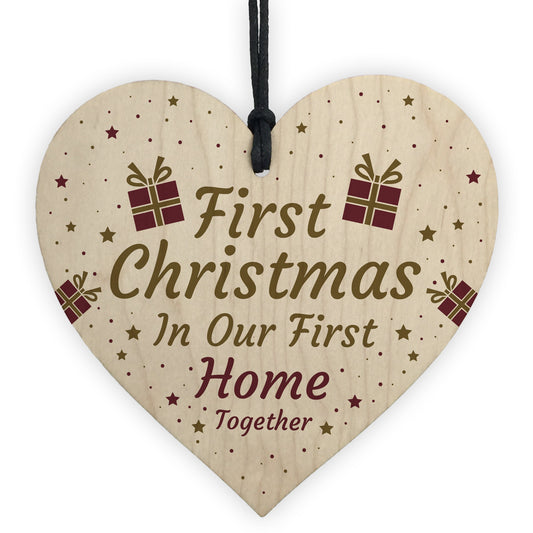 1st Home Together Personalised Christmas Bauble Tree Decoration