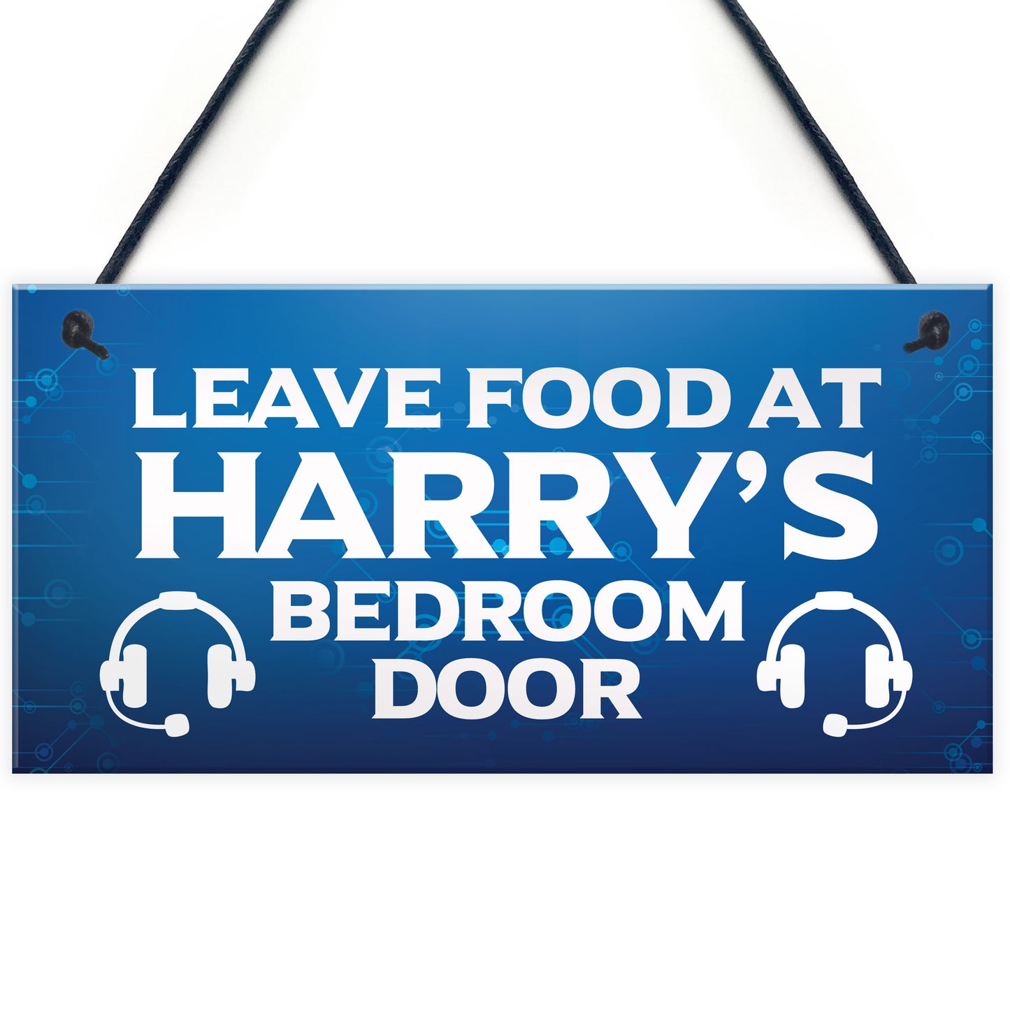 GamingBoys Bedroom Door Sign Novelty Gamer Gift For Son