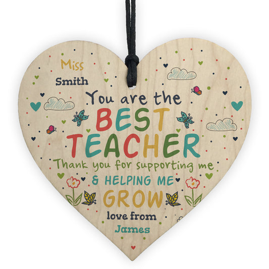 Personalised Best Teacher Thank You Gifts School Nursery School