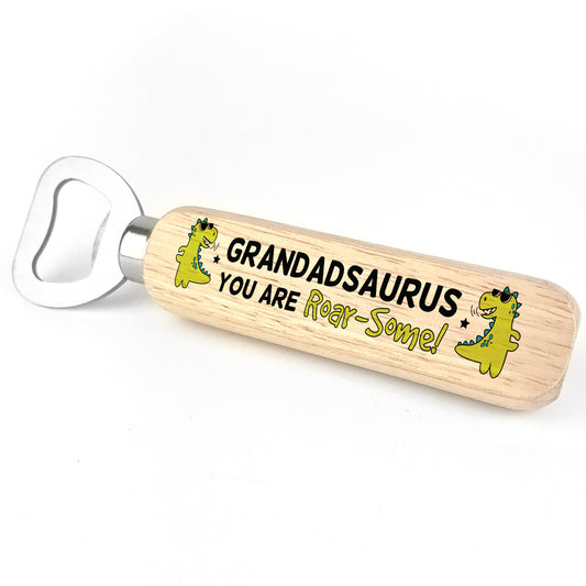 Fathers Day Gifts for Grandad ROARSOME Beer Bottle Opener Cute