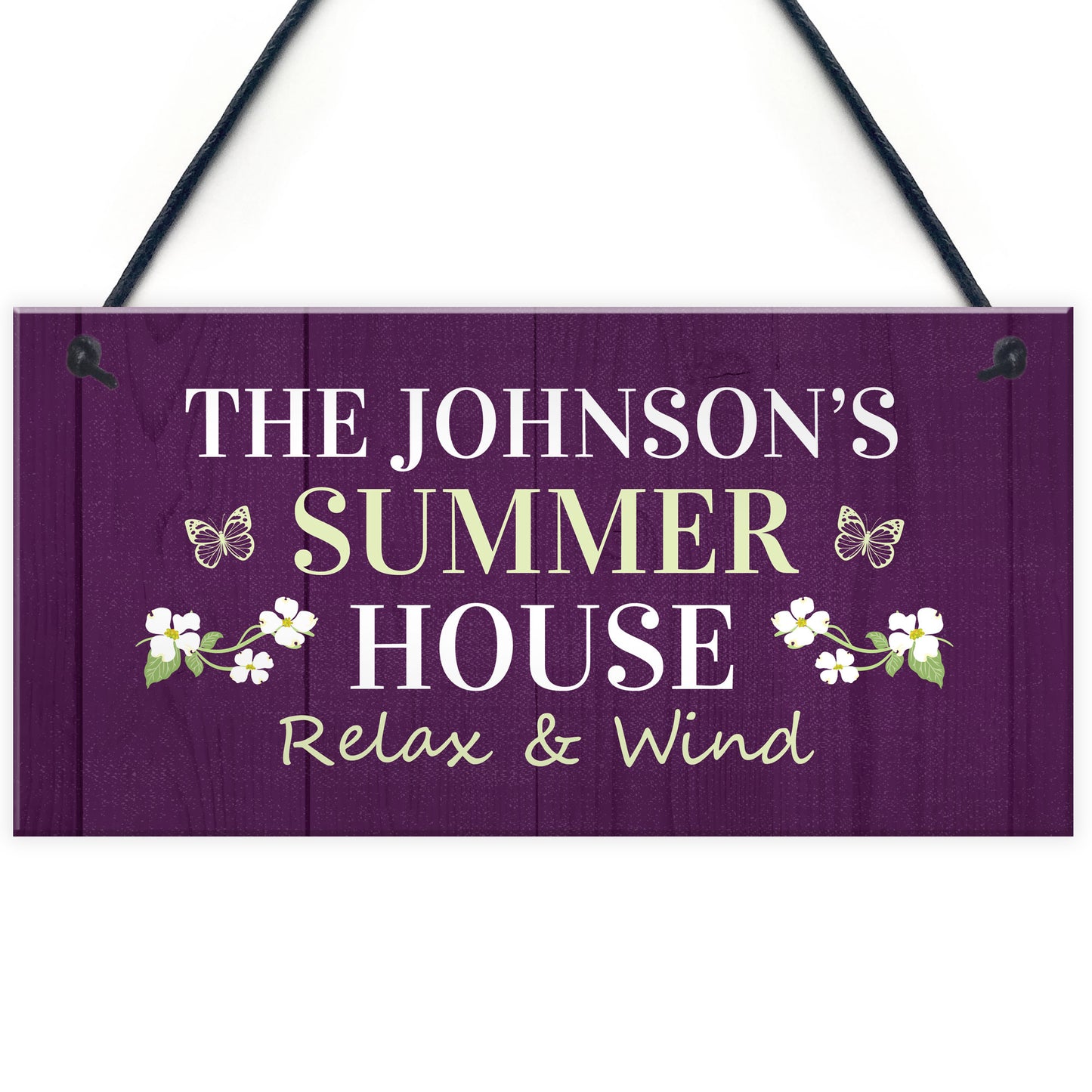 Hanging Summerhouse Sign Garden Plaque Home Decor Family Gift