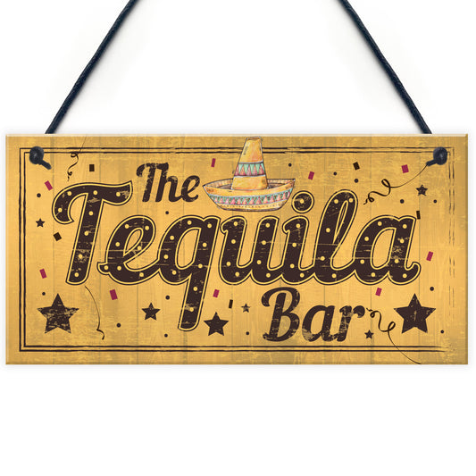 Shabby Chic The Tequila Bar Garden Home Bar Shed Pub Plaque