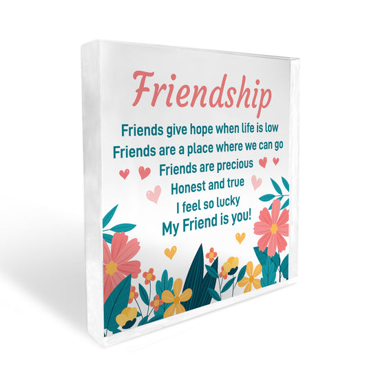 Friendship Sign Poem Friendship Gifts Best Friend Gifts